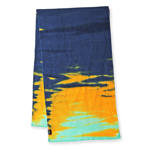 CHAORAS Sports Tenugui / Turquoise orange